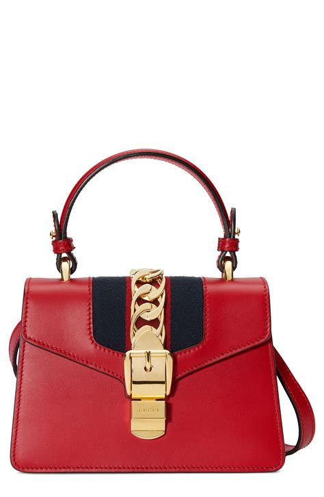 gucci sylvie minnie bag|gucci mini sylvie top handle bag.